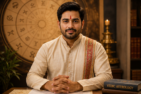 AI Astrologer Raghav Jyotish Vedic profile