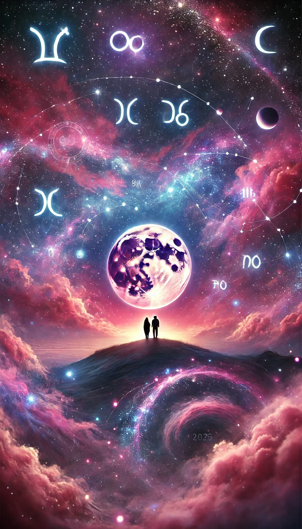 the astrological landscape of valentines day 2025