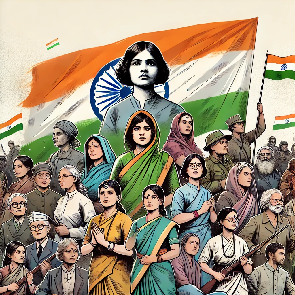Bharat ki gumnaam mahila swatantrata senani