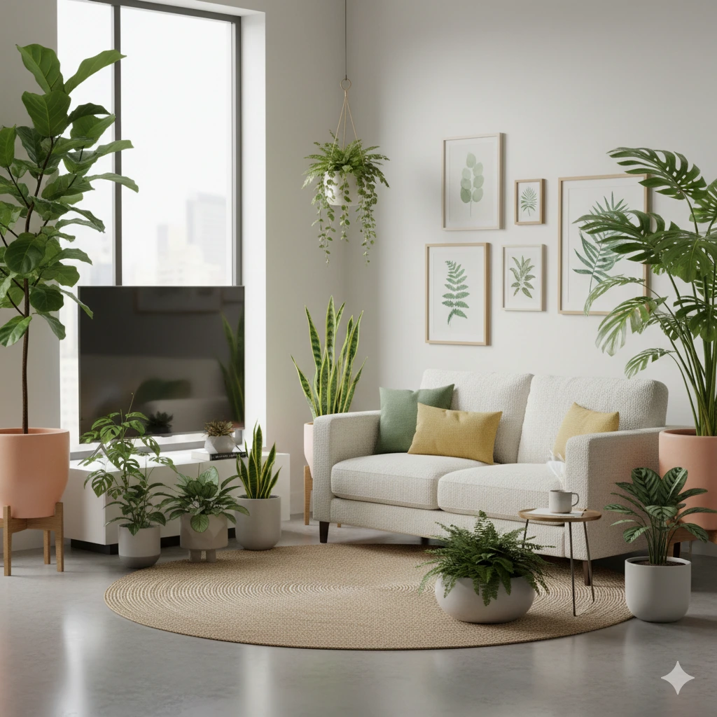 Use Plants as Accent Pieces