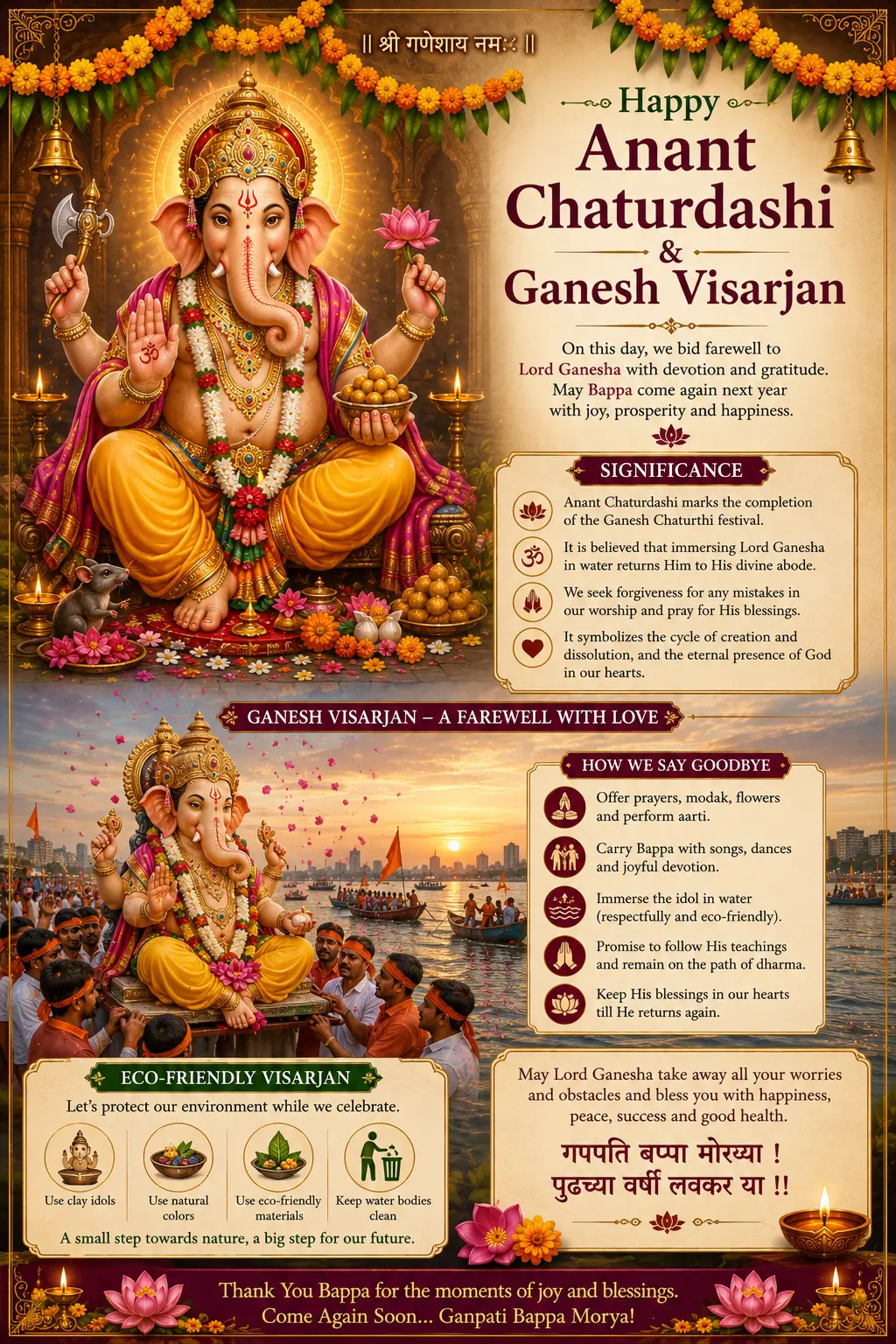 anant chaturdashi and ganesh visarjan
